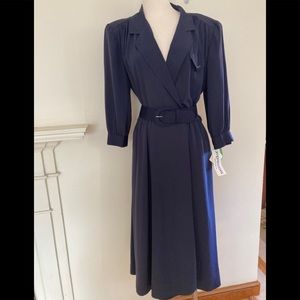 VTG IMPRESSIONS Wrap Dress with Full Skirt.